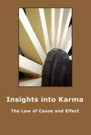 Книга на английском - Insights Into Karma: The Law of Cause and Effect by Alexander Peck - Взгляд на карму: закон причины и следствия - обложка книги скачать бесплатно