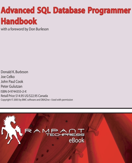 Книга на английском - Advanced SQL Database Programmers: Handbook - обложка книги скачать бесплатно
