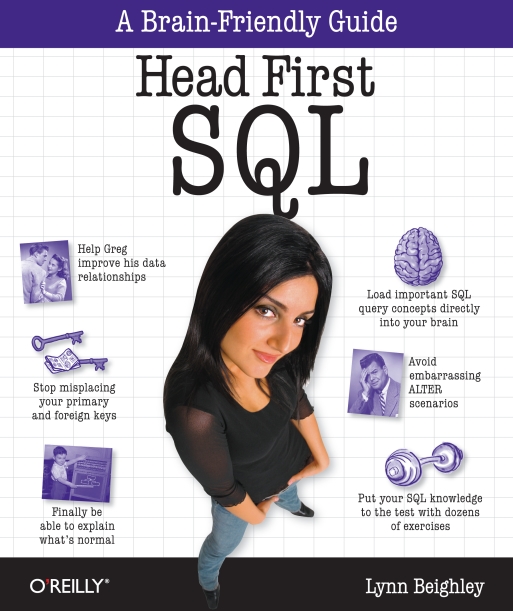 Книга на английском - Head First SQL: A Brain-Friendly Guide - обложка книги скачать бесплатно