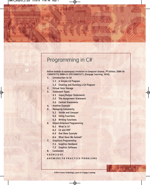 Книга на английском - Programming in C# - обложка книги скачать бесплатно