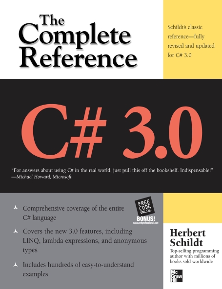 Книга на английском - C# 3.0: The Complete Reference - обложка книги скачать бесплатно