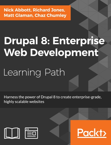 Книга на английском - Drupal 8: Enterprise Web Development (Learning Path) - обложка книги скачать бесплатно