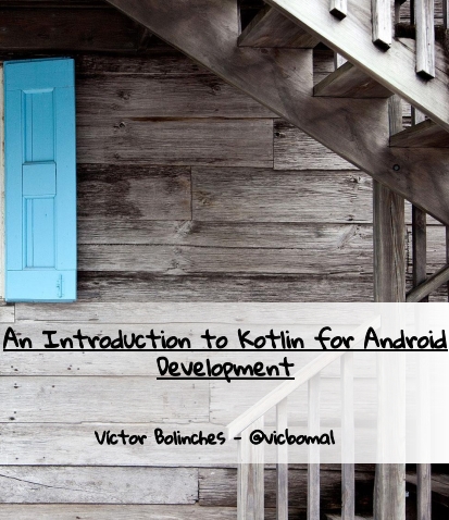 Книга на английском - An Introduction to Kotlin for Android Development - обложка книги скачать бесплатно