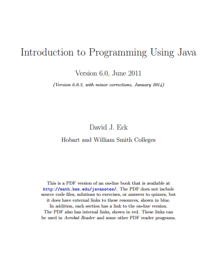 Книга на английском - Introduction to Programming Using Java (Version 6.0) - обложка книги скачать бесплатно
