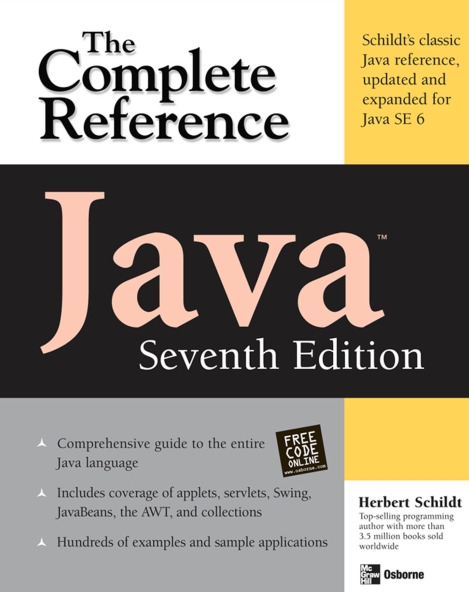 Книга на английском - Java™: The Complete Reference (Seventh Edition) - обложка книги скачать бесплатно