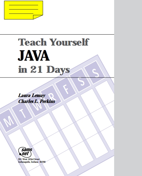 Книга на английском - Teach Yourself JAVA in 21 Days - обложка книги скачать бесплатно