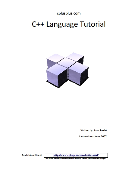 Книга на английском - C++ Language Tutorial - обложка книги скачать бесплатно