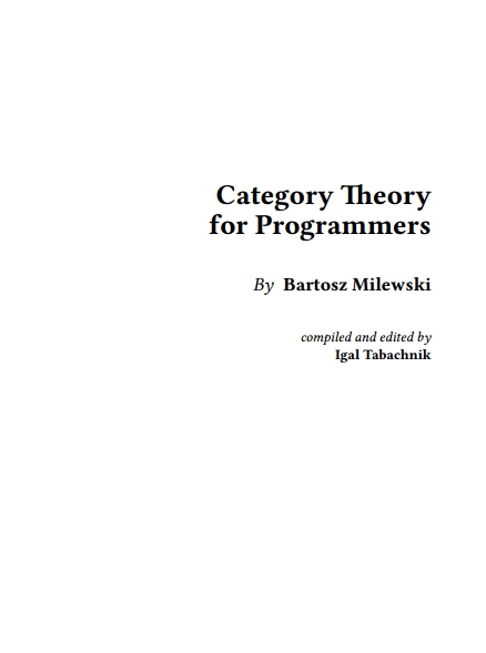 Книга на английском - Category Teory for Programmers - обложка книги скачать бесплатно
