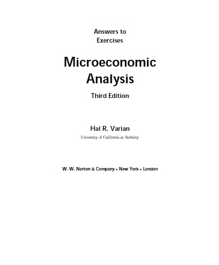 Книга на английском - Microeconomic Analysis - обложка книги скачать бесплатно