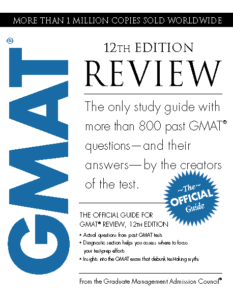 Книга на английском - GMAT Rewiew: 12th edition GMAC ofiсial guid - обложка книги скачать бесплатно