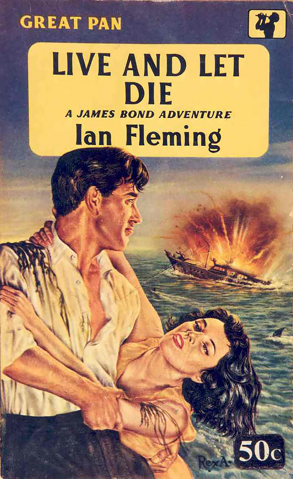 Книга на английском - Ян Флеминг Джеймс Бонд Агент 007 Живи и дай умереть, роман второй - обложка книги скачать бесплатно