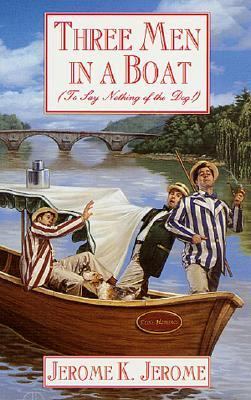 Книга на английском - Джером Клапка Джером Трое в лодке, не считая собаки - обложка книги скачать бесплатно