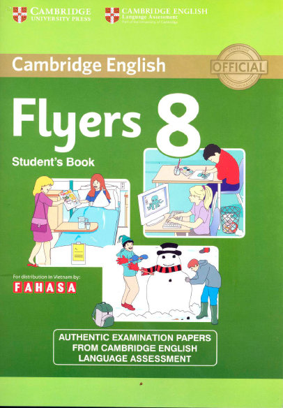 Книга на английском - YLE Flyers 8. Student's book. Examination Papers - обложка книги скачать бесплатно
