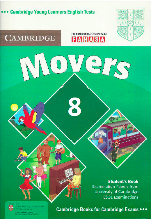 Книга на английском - YLE Movers 8. Student's book. Examination Papers - обложка книги скачать бесплатно