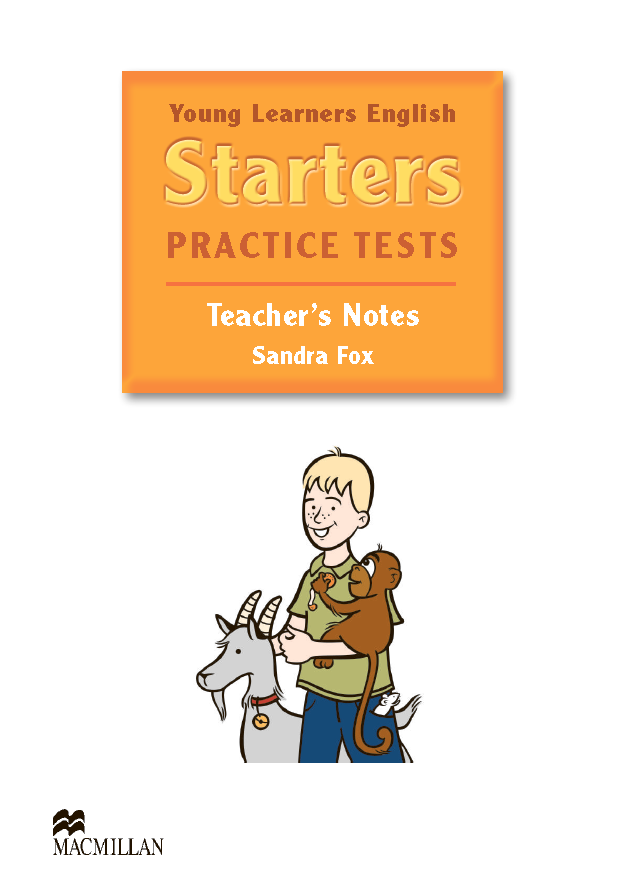 Книга на английском - YLE Starters. Practice tests. Teacher's notes - обложка книги скачать бесплатно