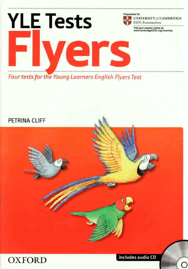 Книга на английском - YLE Tests for Flyers Preparation for ESOL Examinations - обложка книги скачать бесплатно