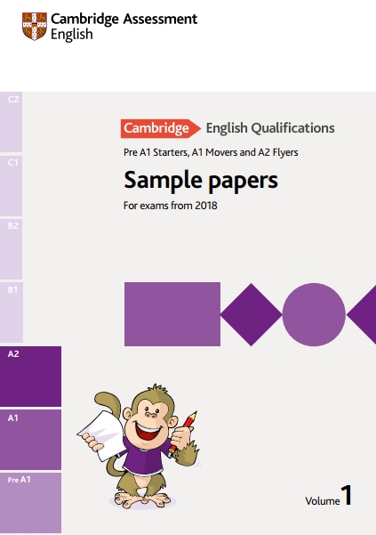 Книга на английском - Sample papers Cambridge English Qualifications (YLE). Pre A1 Starters, A1 Movers, A2 Flyers (For exams from 2018) - обложка книги скачать бесплатно