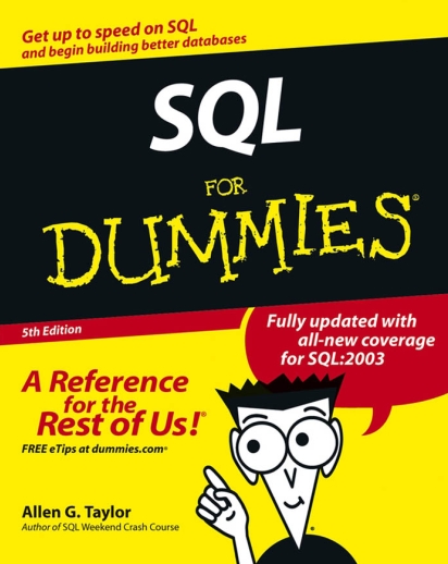 Книга на английском - SQL® for Dummies: Get up to speed on SQL and begin better databases (5th Edition) - обложка книги скачать бесплатно