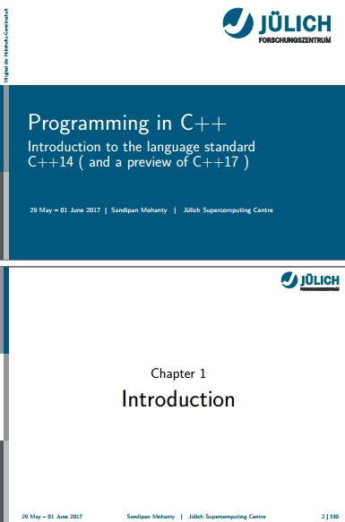 Книга на английском - Programming in C++: Introduction to the language standard C++14 (and a preview of C++17 ) - обложка книги скачать бесплатно