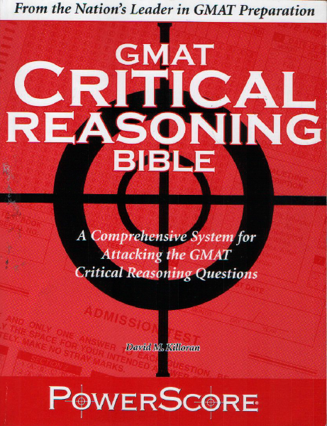 Книга на английском - GMAT Critical Reasoning Bible - обложка книги скачать бесплатно
