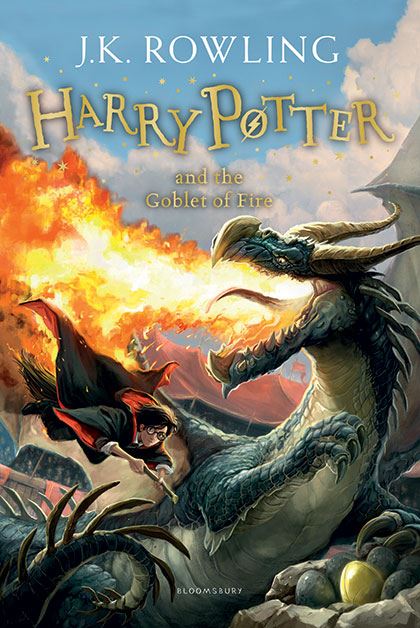 Книга на английском - Harry Potter, Book 4 of 7: Harry Potter and the Goblet of Fire by Joanne K. Rowling - обложка книги скачать бесплатно
