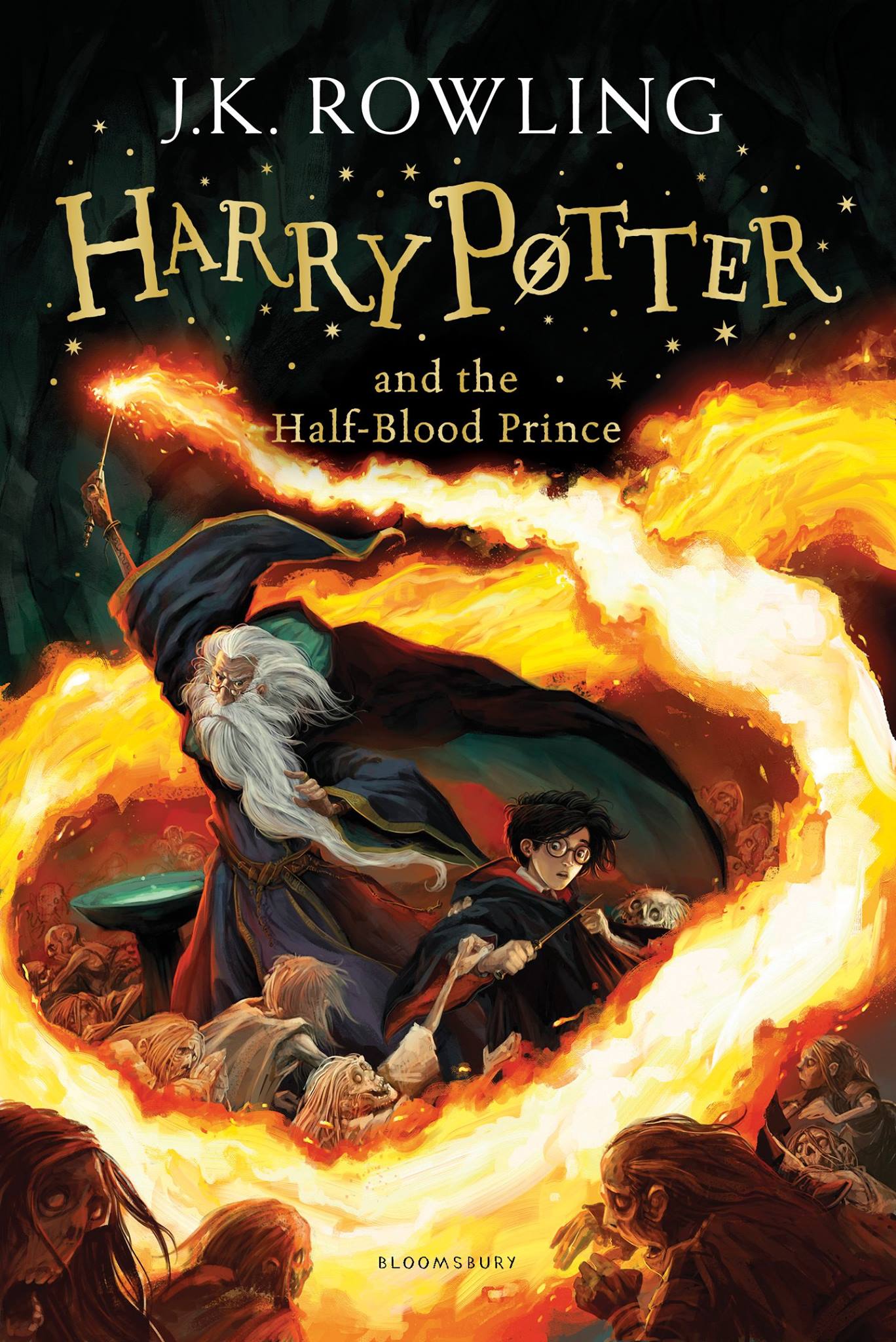 Книга на английском - Harry Potter, Book 6 of 7: Harry Potter and the Half-Blood Prince by Joanne K. Rowling - обложка книги скачать бесплатно
