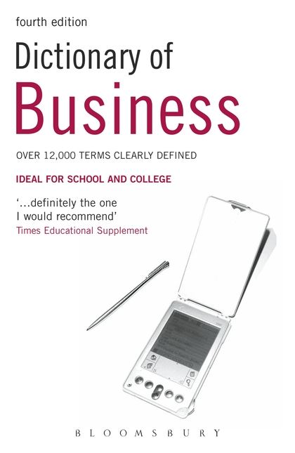 Книга на английском - Dictionary of Business - OVER 12,000 TERMS CLEARLY DEFINED - обложка книги скачать бесплатно